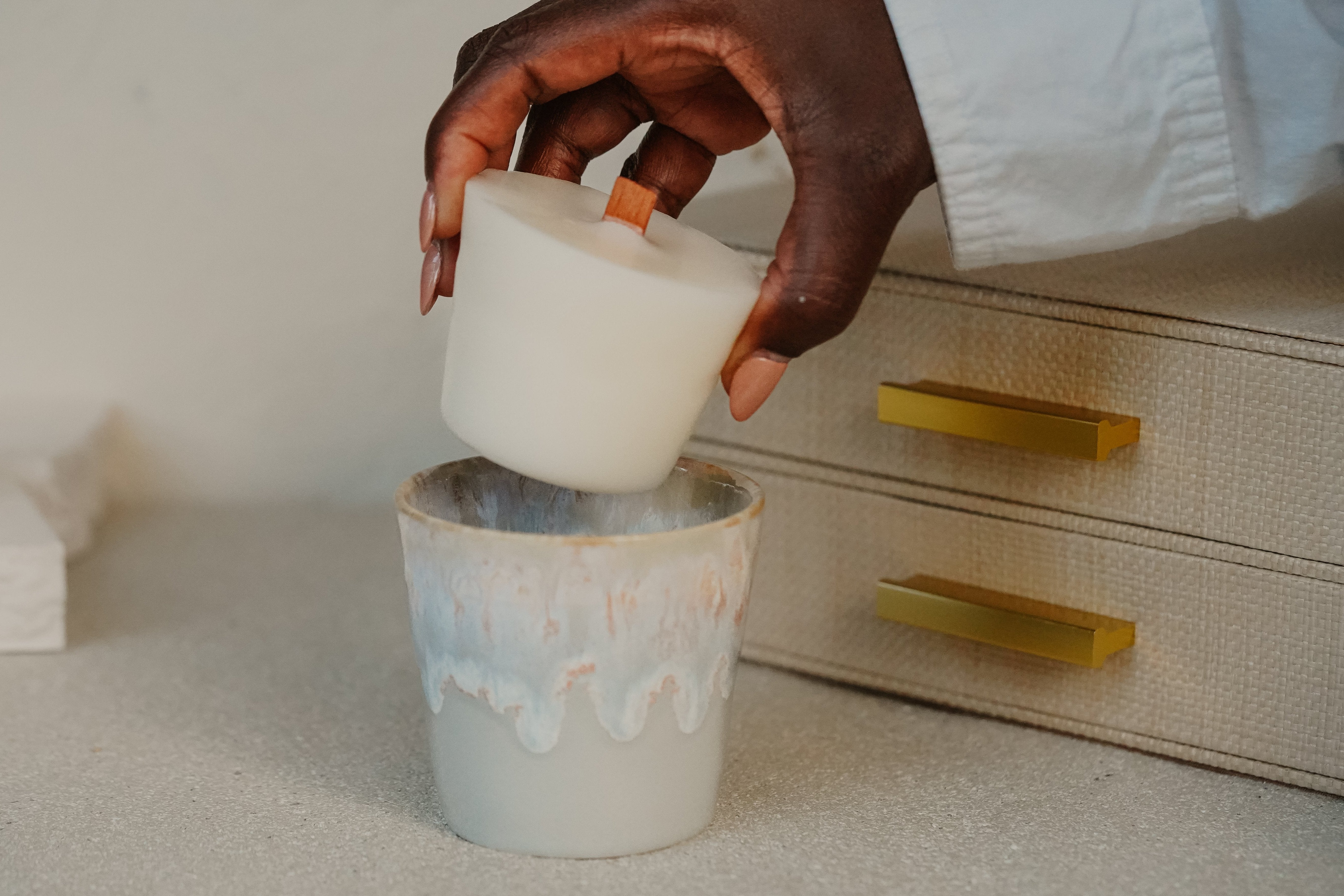 Winter Rain | Refill Candle | Gray