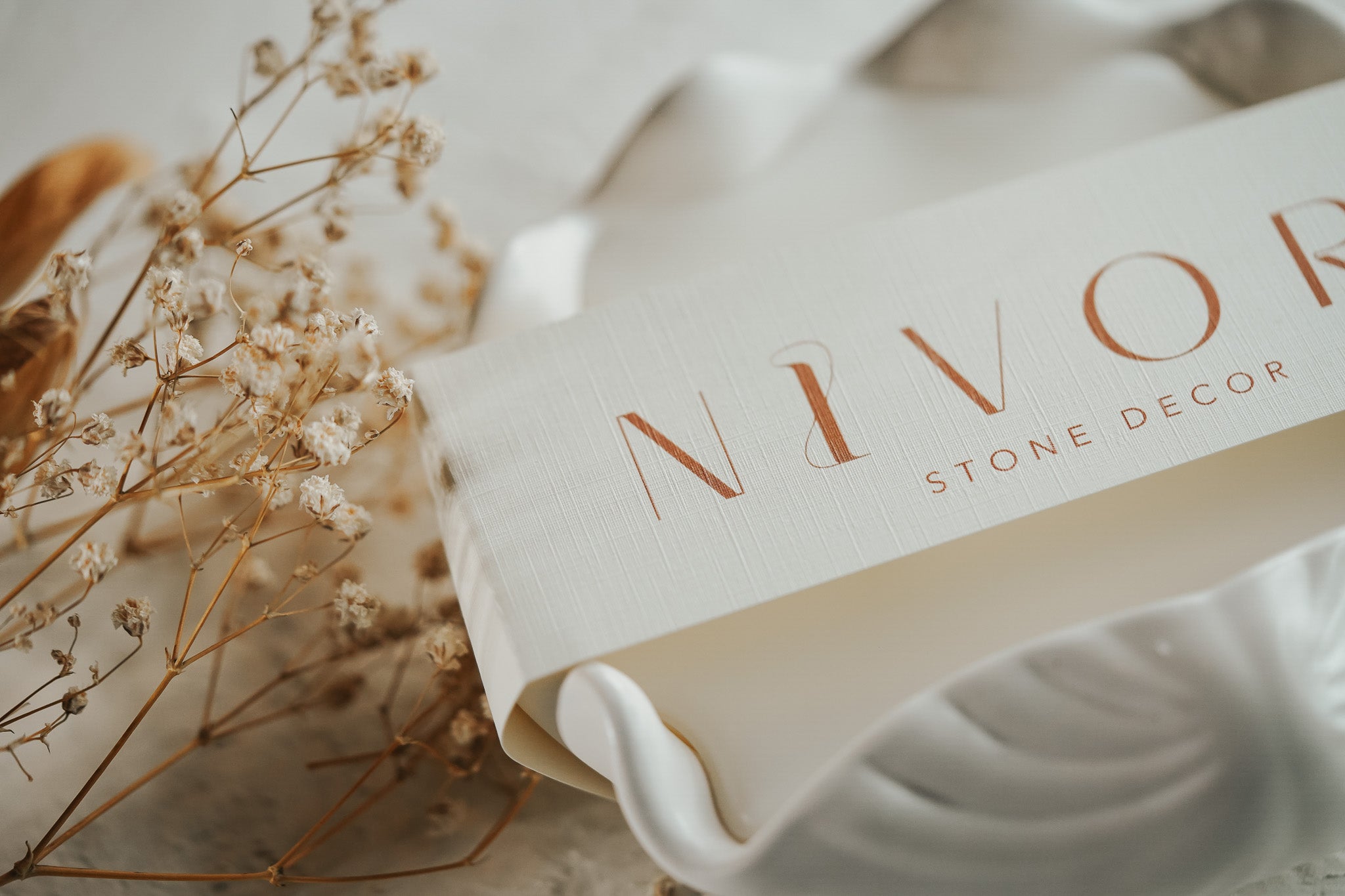 Sea Shell Stone Candle