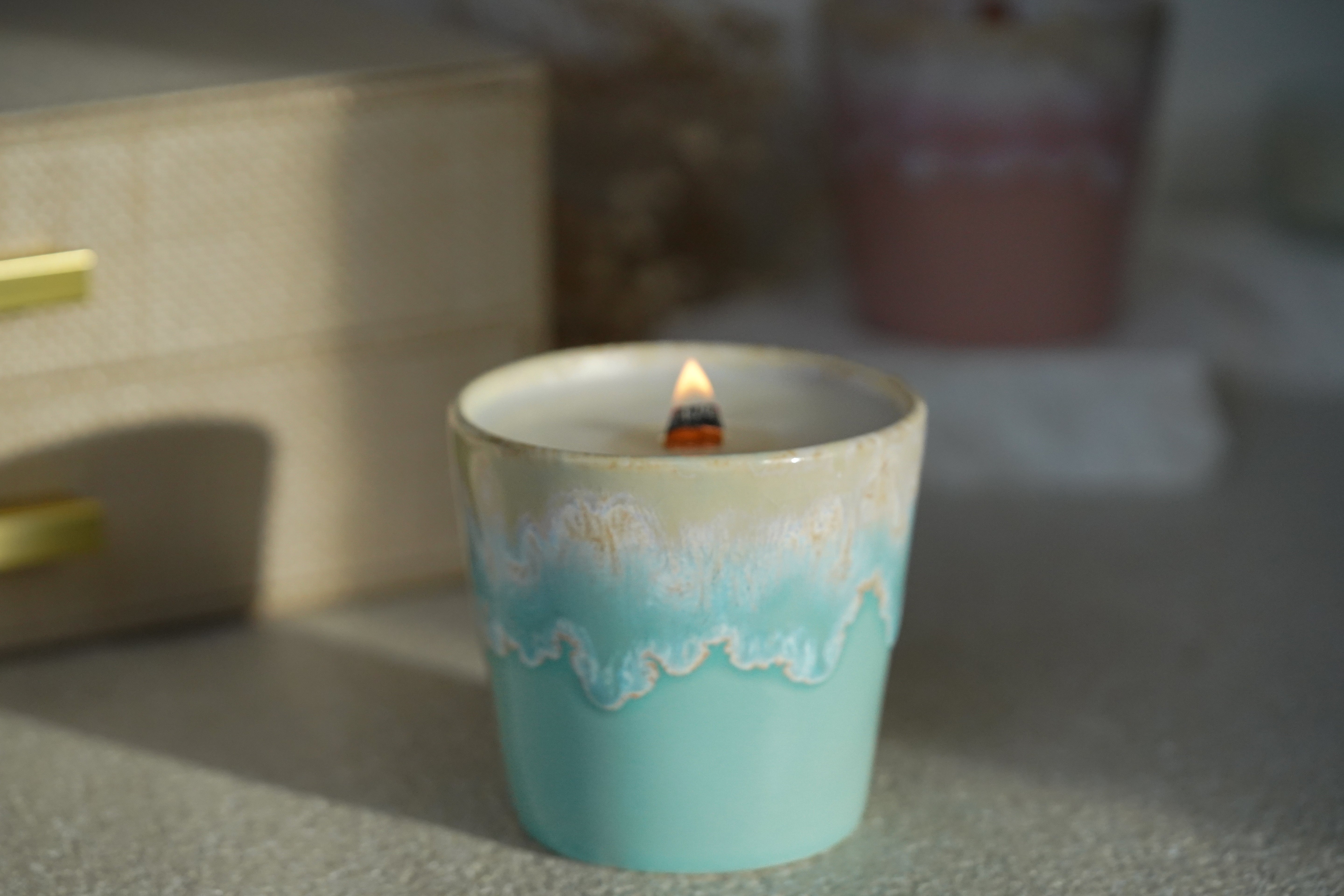 Ocean Blue Candle | Blue Honey | Nova Collection