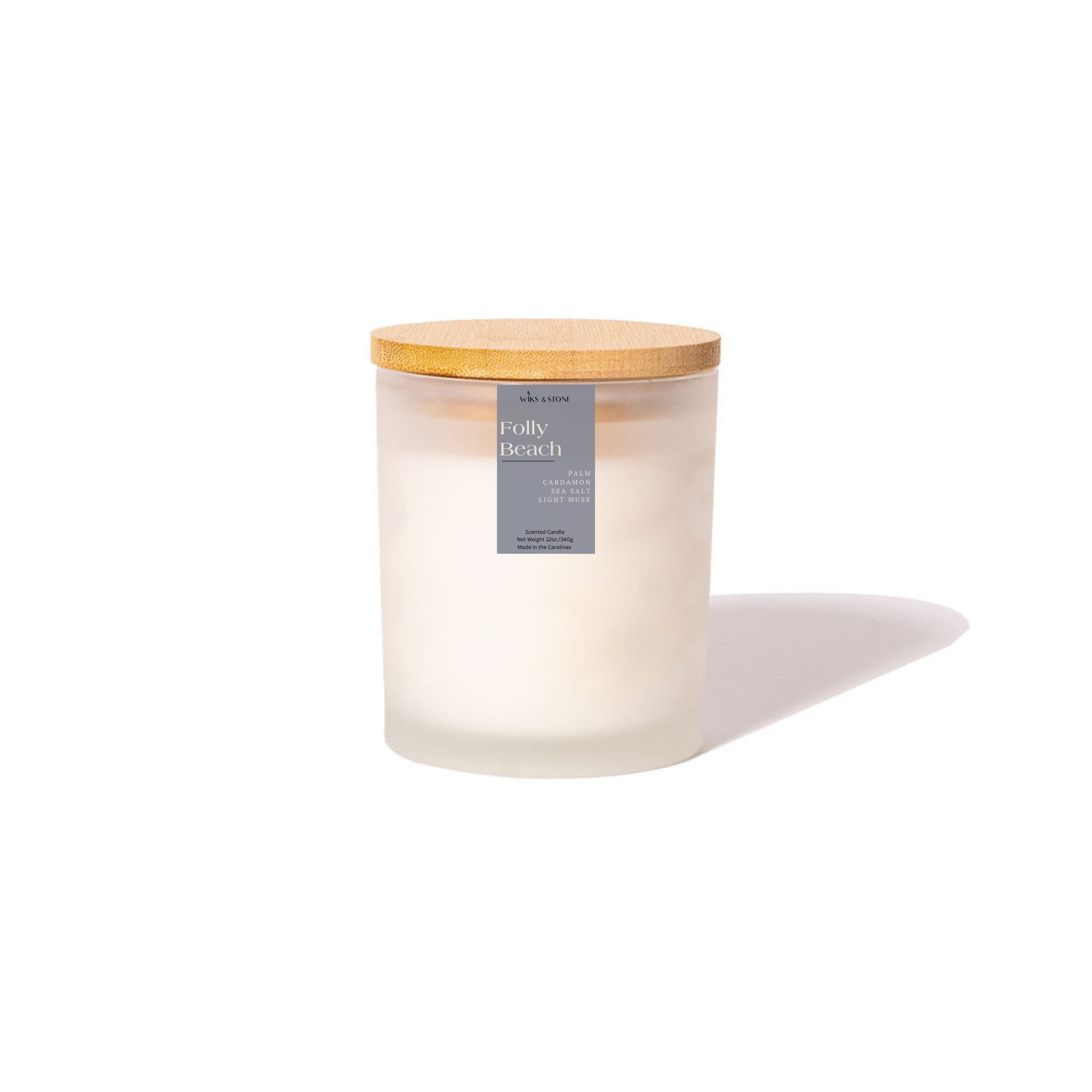 Folly Beach Candle | Sea Salt + Palm