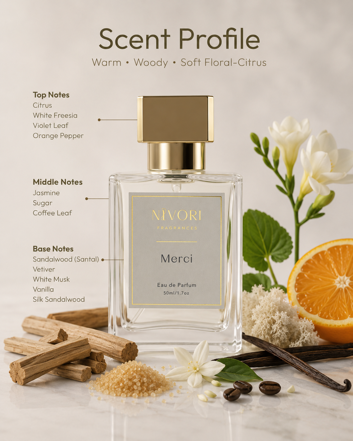Merci Perfume– Eau de Parfum | Santal