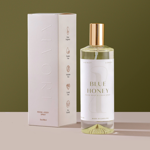 Blue Honey Room Spray | Natural Blueberry & Lemon Fragrance | Wiks