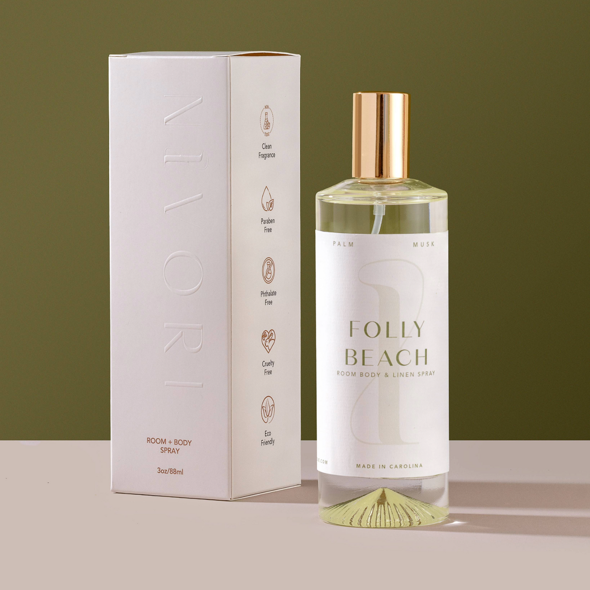 Folly Beach | Room + Body Spray | Sea-Salt | Palm